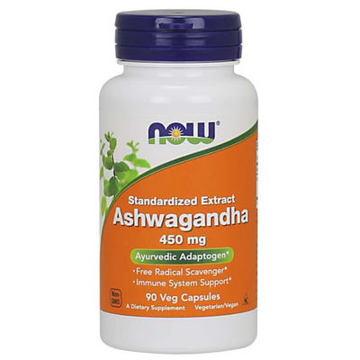 Ashwagandha 450 mg — NOW Foods, 90 kapsułek