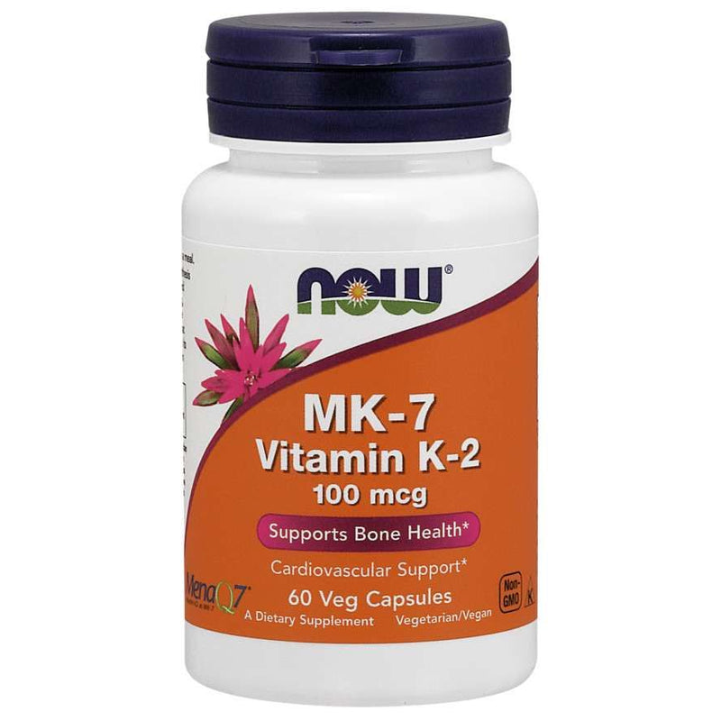 MK-7 Witamina K-2 100 µg — NOW Foods, 60 kapsułek